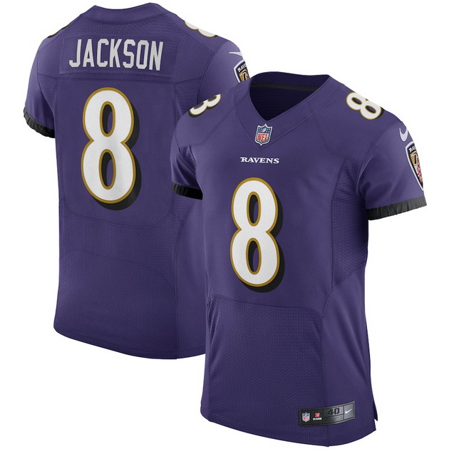 mens nike lamar jackson purple baltimore ravens vapor elite player jersey